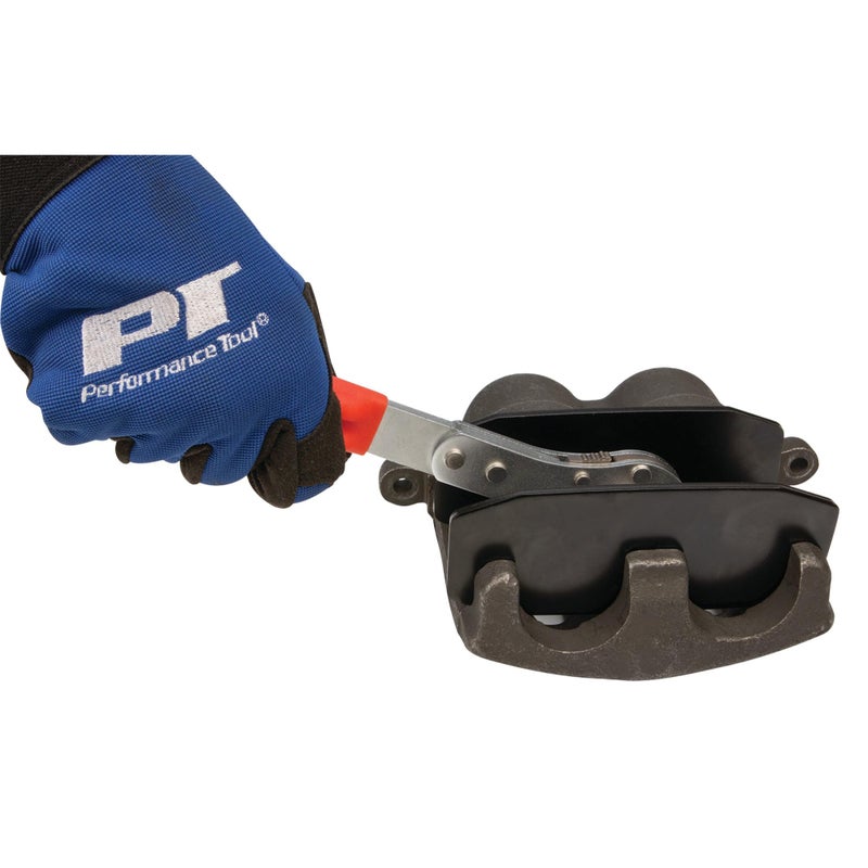 Performance Tool W80110 Gearless Piston Spreader Pad 360 Degree Swing Wrench Expander for Single Twin Quad Piston Disc Brake - Image 4